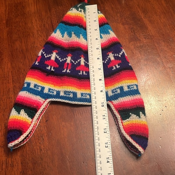 Handmade knit hat toboggan child's OS - Picture 6 of 6